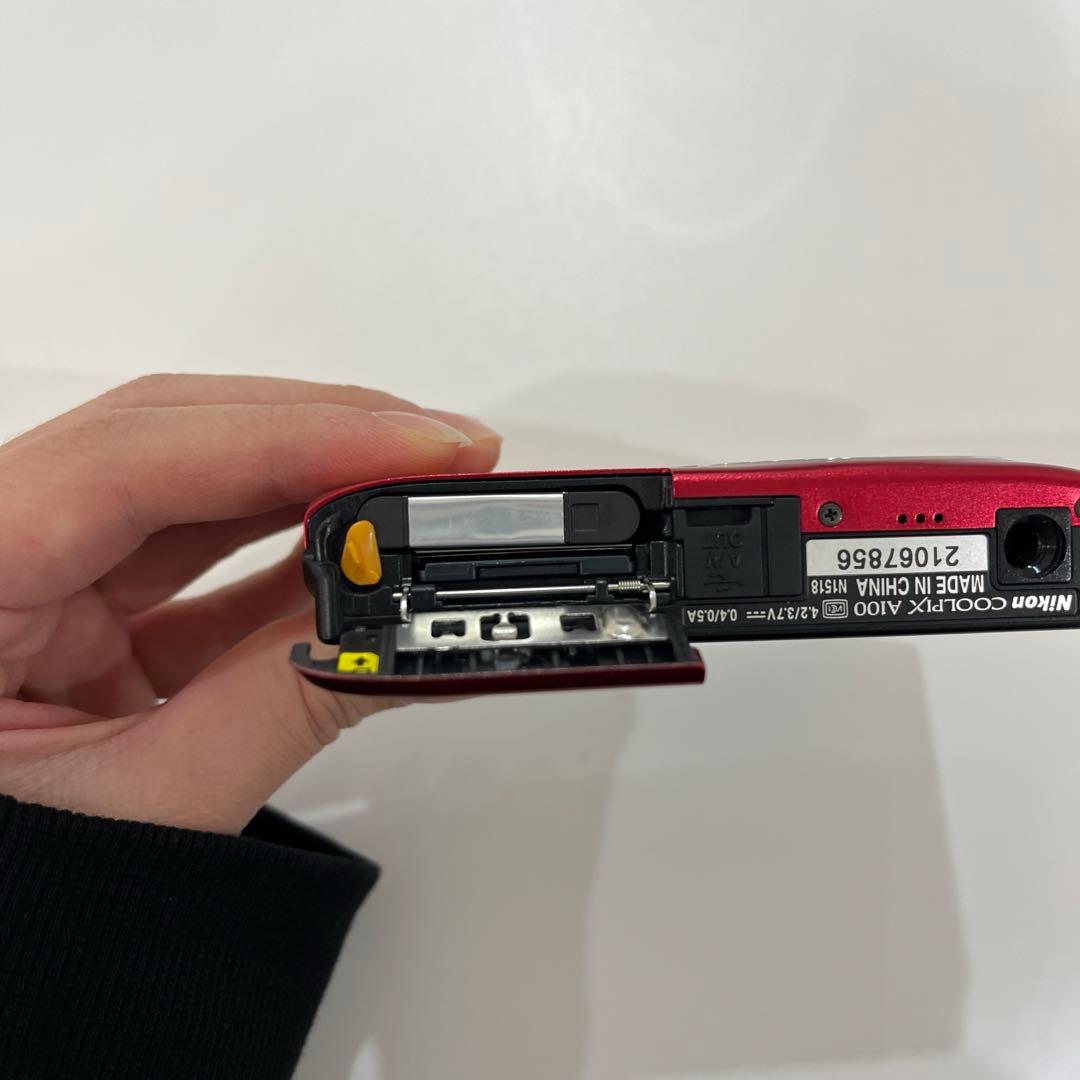 Nikon COOLPIX A100 レッド 動作確認済み