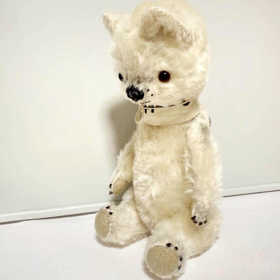 hippie coco テディベア 希少 白 表紙モデル色違い アーティストベア