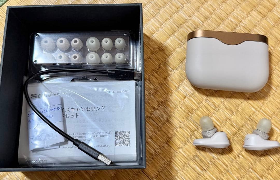 SONY WF-1000XM3 箱、付属品完備
