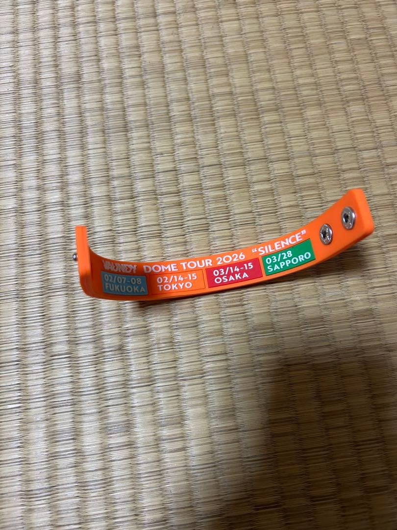 VAUNDYドームツアー　ライブTシャツ(M)、タオル(大阪)、ラバーバンド