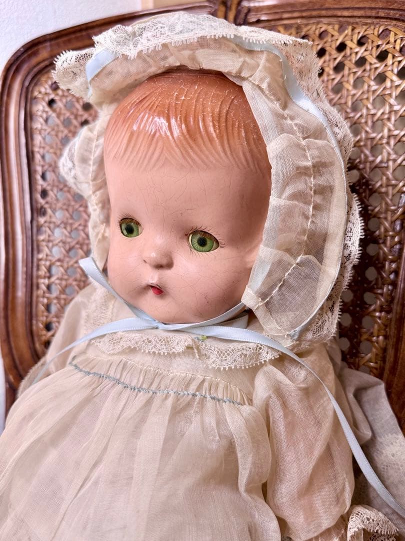パッツィー・アン コンポジションドール アンティークドール 女の子 47cm