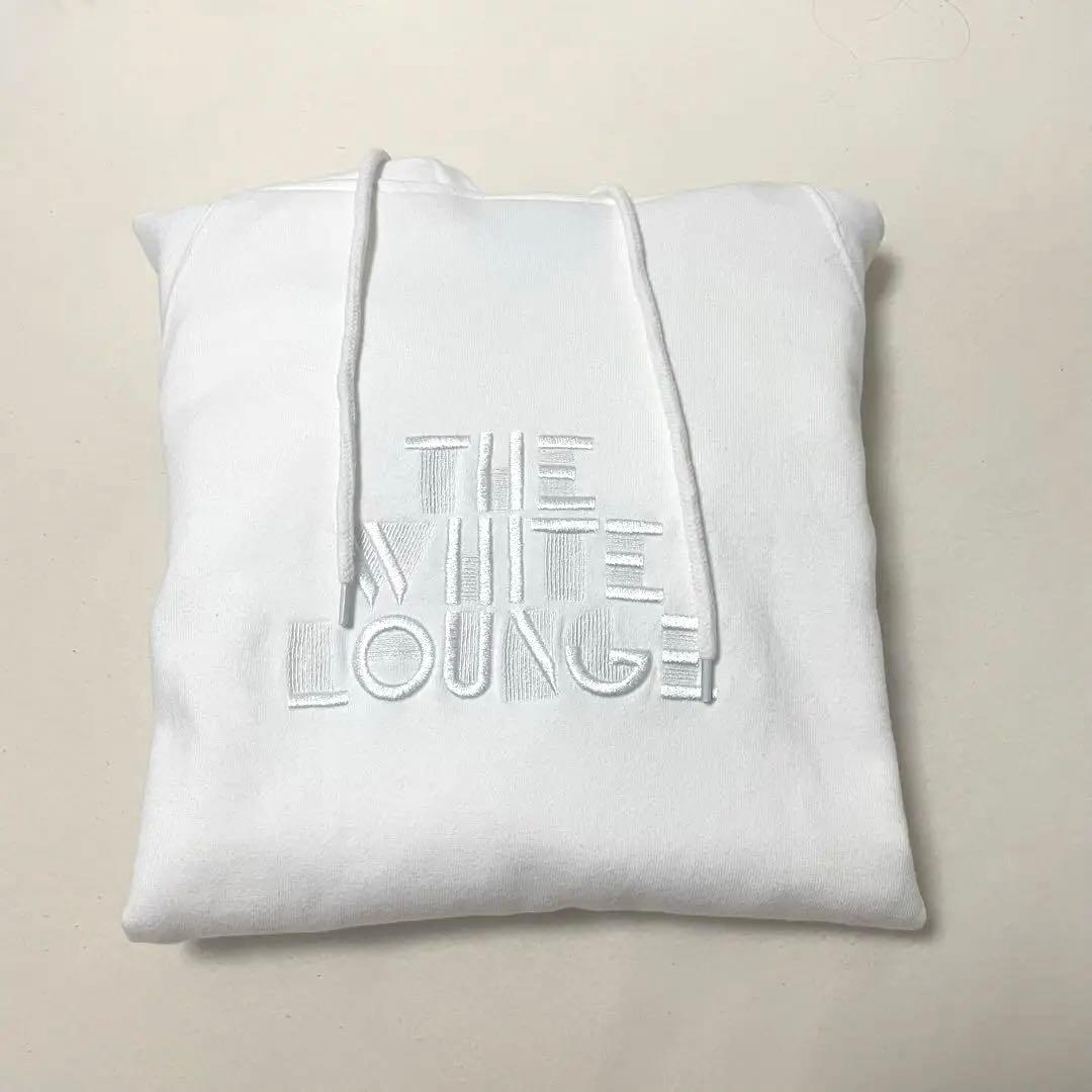 【美品】ミセス　ホワイトラウンジ　フーディー