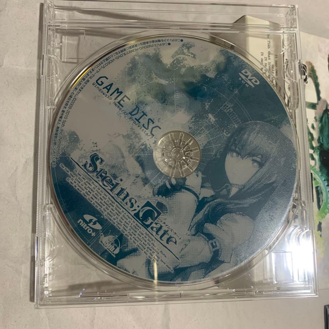 シュタインズゲートまとめ　PC版ゲーム(箱・特典付) スピーカー　懐中時計　色紙