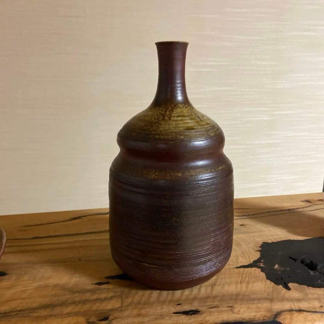 備前 花瓶 フラワーベース 鯉 骨董品