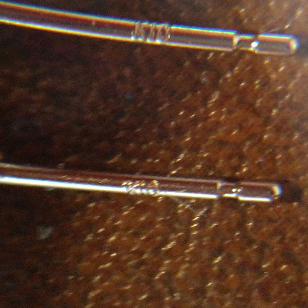 ピアスk10ピンクゴールド 色石
