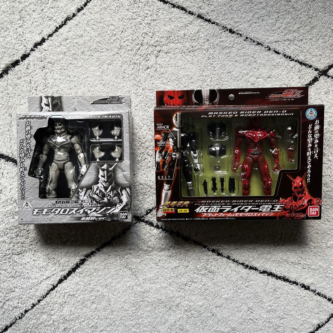 【極美品/未展示】装着変身 仮面ライダー電王モモタロス 2種セット（通常＆限定）