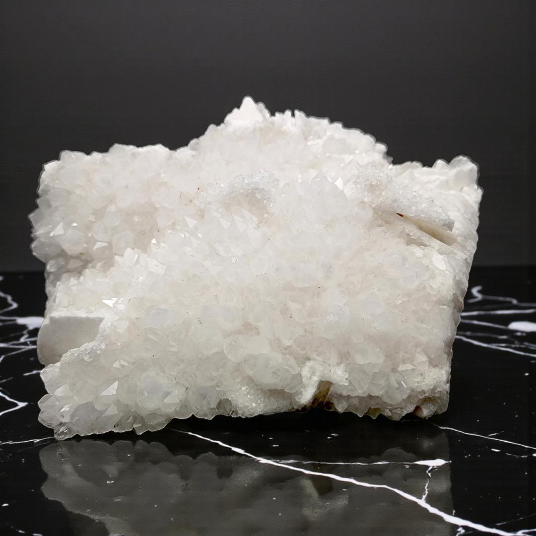 計1kg級 天然 水晶 クラスター 2個セット 原石 浄化 置物 黒箱付き