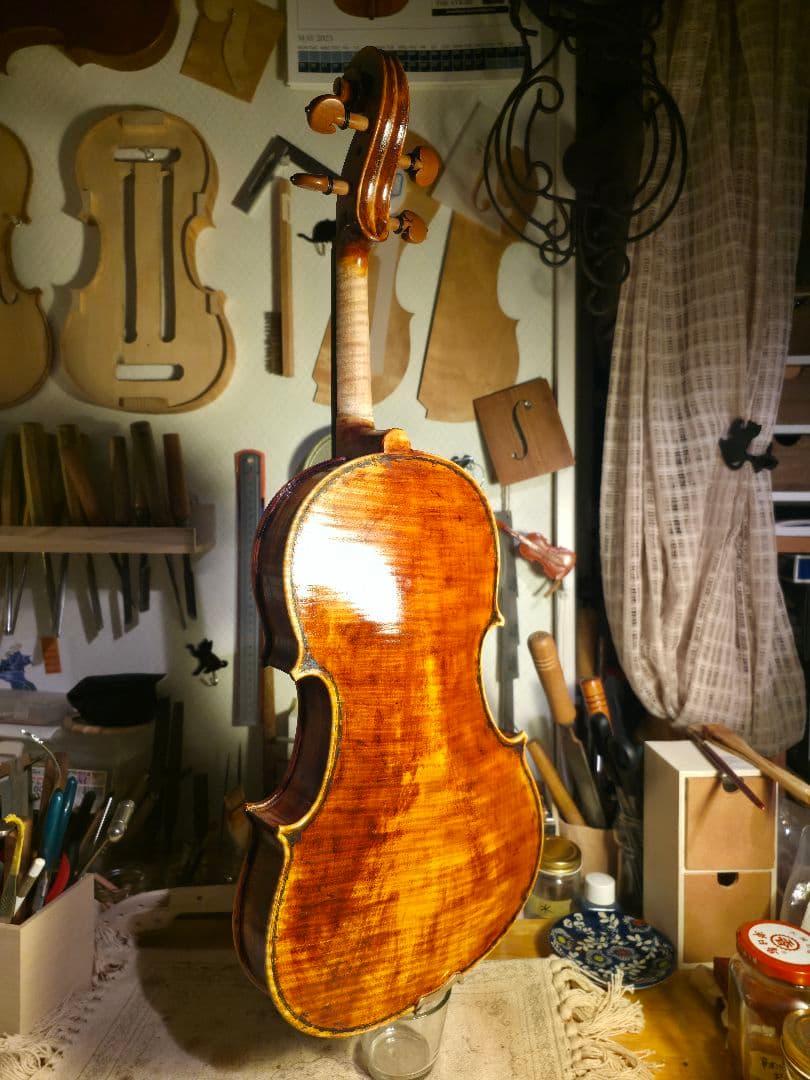 【新作.製作楽器⑧】ビオラ15.5インチ39.5cm　オリジナル※2026
