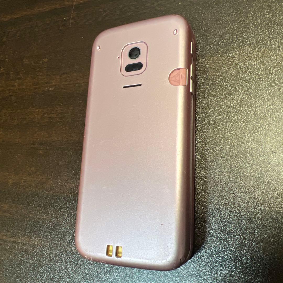 docomo らくらくホン F-01M ピンク 充電器＆卓上ホルダ付き