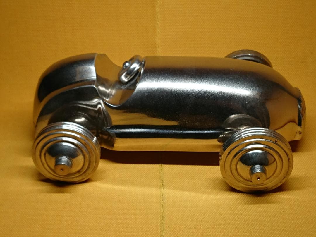 【美品】ビンテージ　クルマ　金属　置物　インテリア　工芸品　美術品　A2564