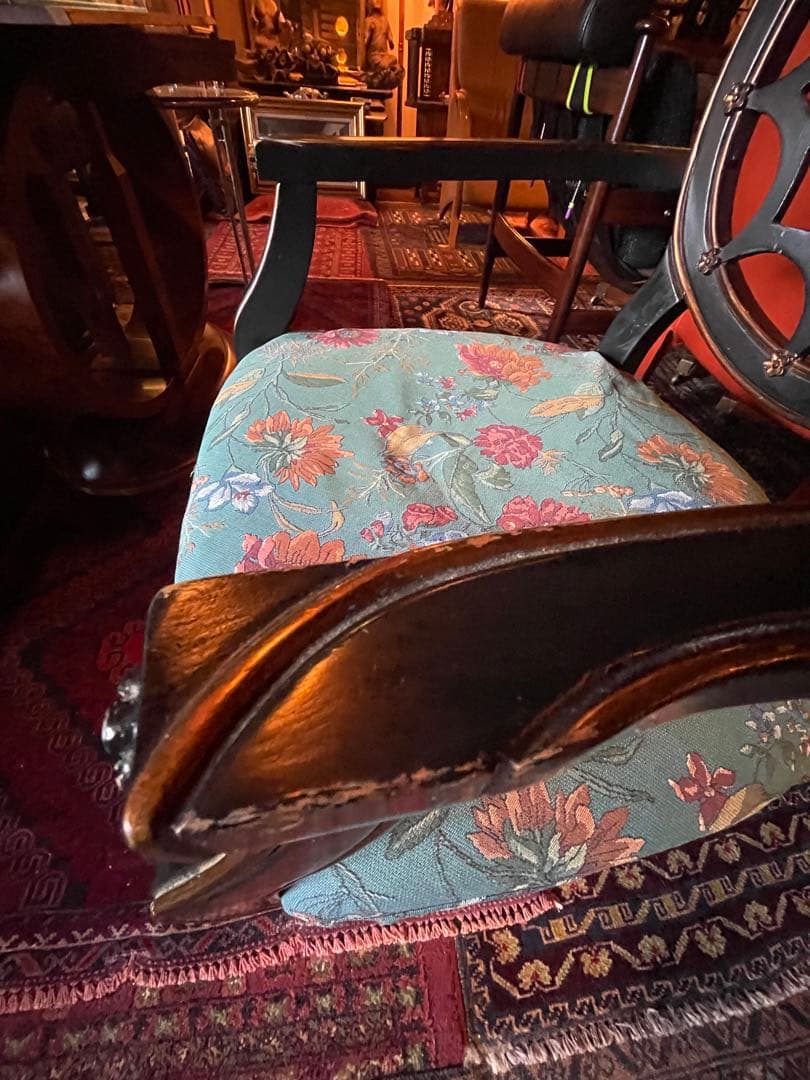 椅子 spider back arm chair