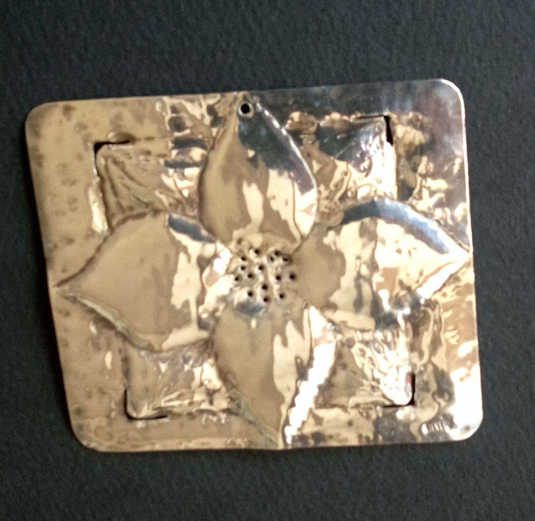 銀板彫金　3枚