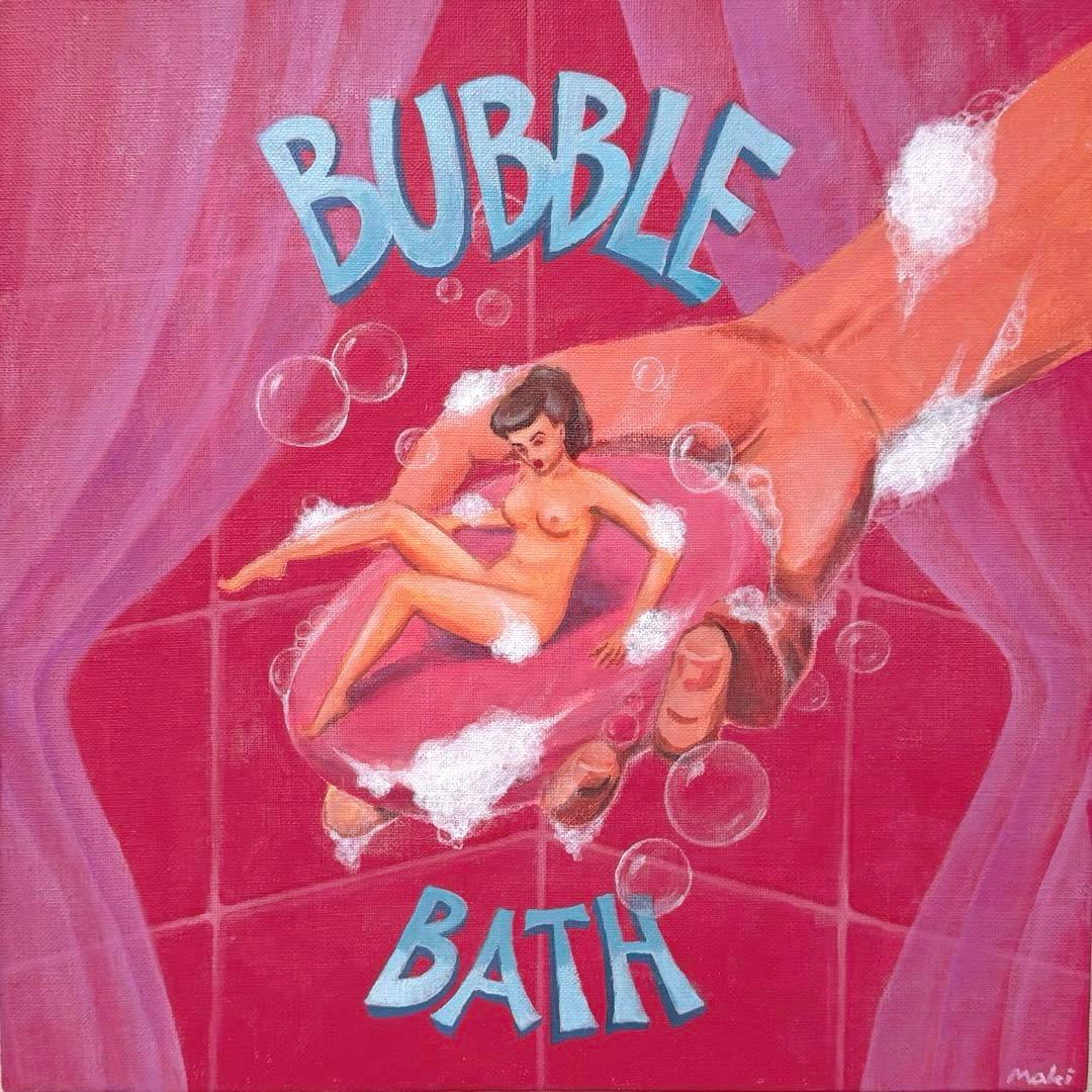 絵画 Bubble Bath