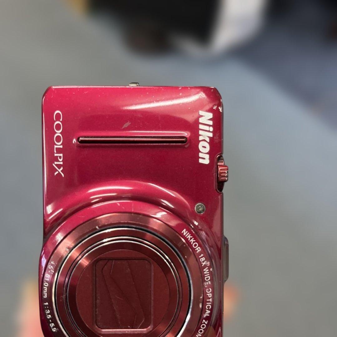 Nikon COOLPIX S9300 レッド　ジャック品