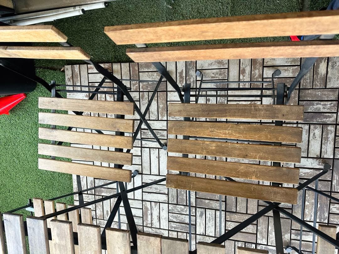 引取可 6点セット　IKEA テルノー　折りたたみ