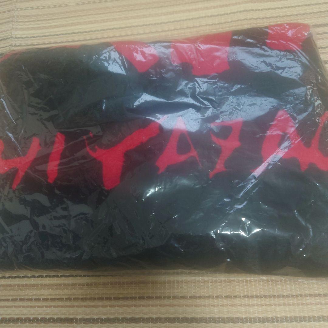 新品未使用　矢沢永吉　当時物スペシャルビーチタオル　フデ黒赤