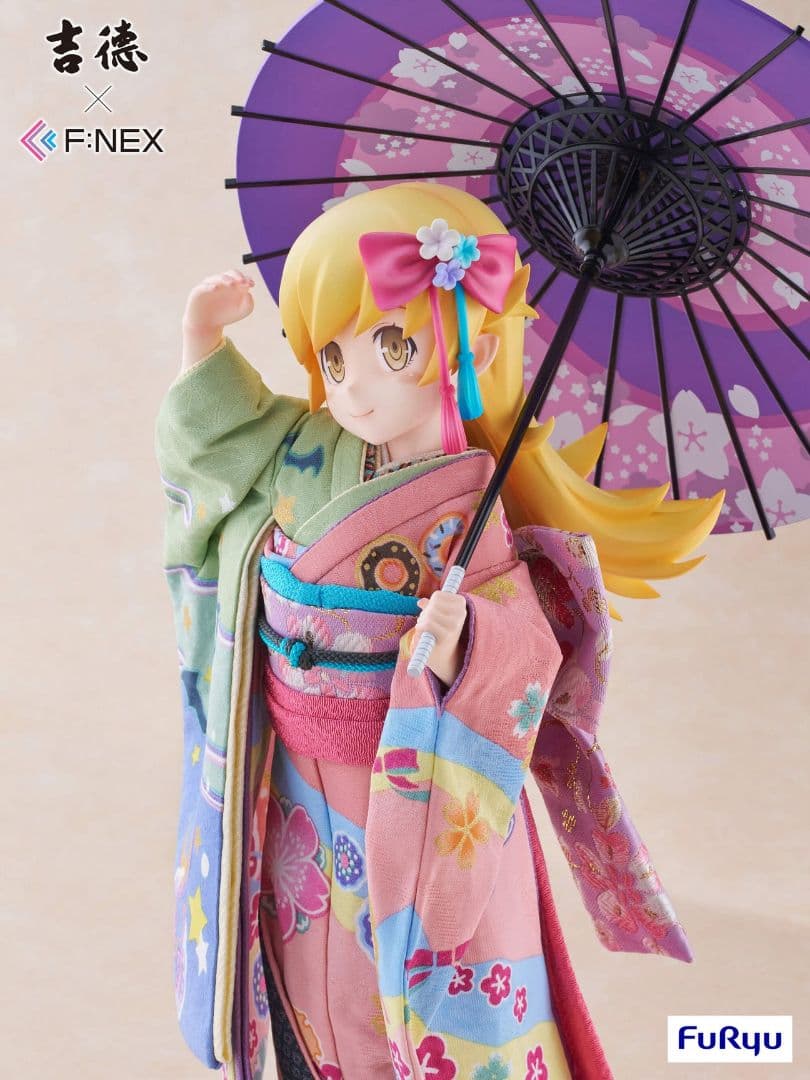 吉徳×F:NEX 忍野忍 -日本人形- 1/4スケールフィギュア