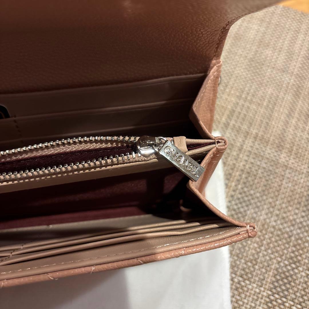 ノベルティ長財布ピンク新品未使用CHANEL