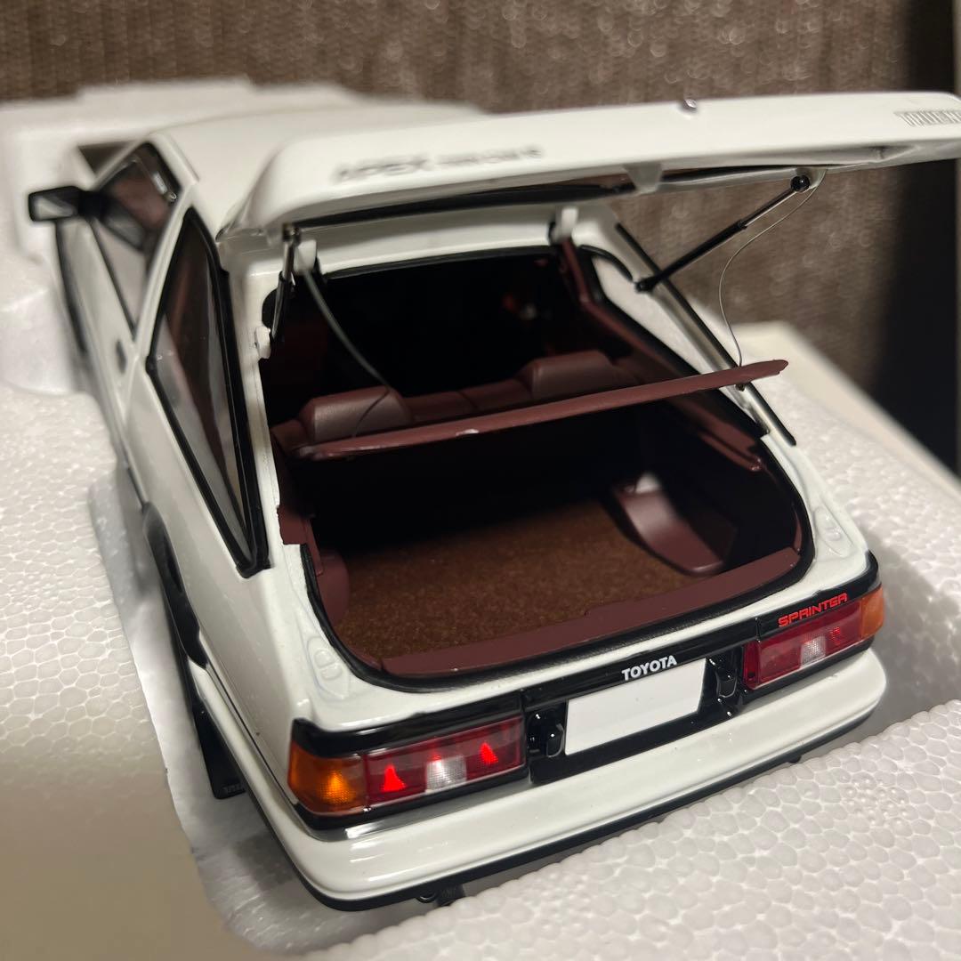 当時物オートアートAUTOart頭文字D 1/18 AE86プロジェクトD