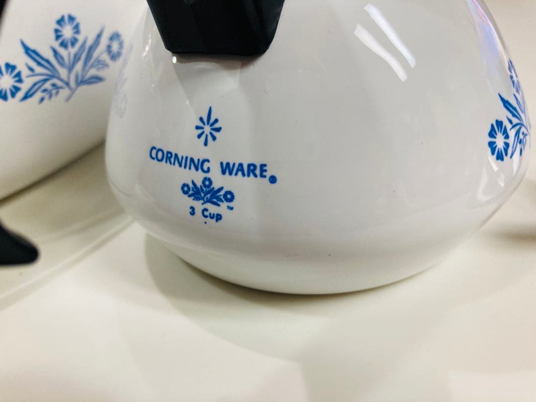 corning wareコーニングウェア 蓋付き鍋 ハンドル ポットのセット