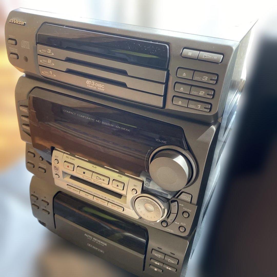 Victor MX−MD66 ミニコンポ 3ディスク スピーカーセット