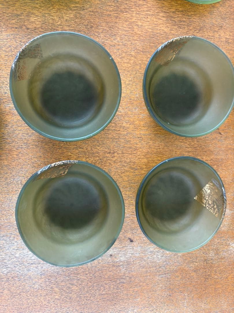 ガラス　夏にピッタリ 食器セット 皿