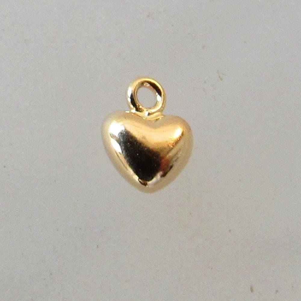 K18✨️ハート チャーム 18K ハンドメイド ピアス ネックレス パーツ M