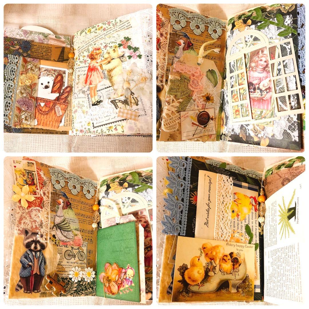 ジャンクジャーナル雑記帳 箱付き おすそ分けファイル junkjournal