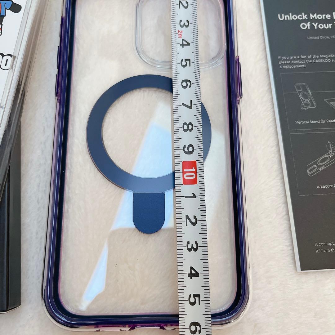 CASEKOO iPhone 15 Pro Max 用 ケース クリア