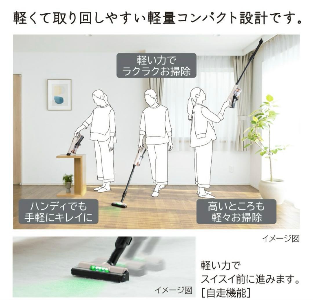 説明書付き日立 コードレス 掃除機PV-BL3M-C ラクかるスティック