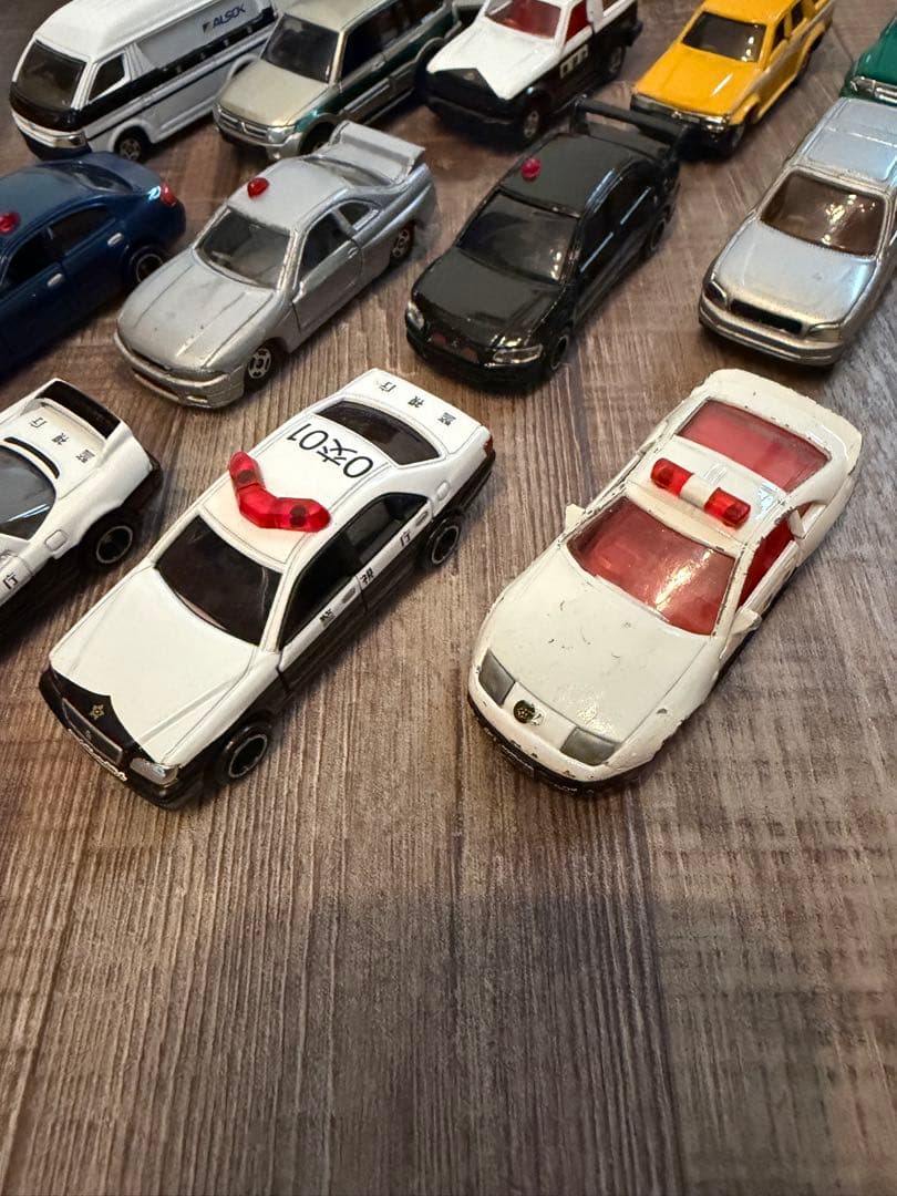 Vintage TOMICA 消防・警察・救急　セット【ポリスボックス付】