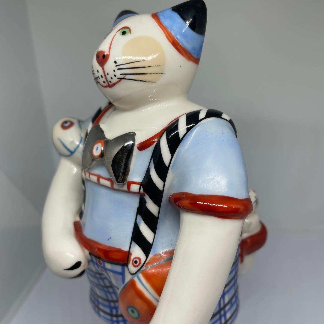 廃盤品　ビレロイ&ボッホ 猫 フィギュリン　ベネディクトファミリー