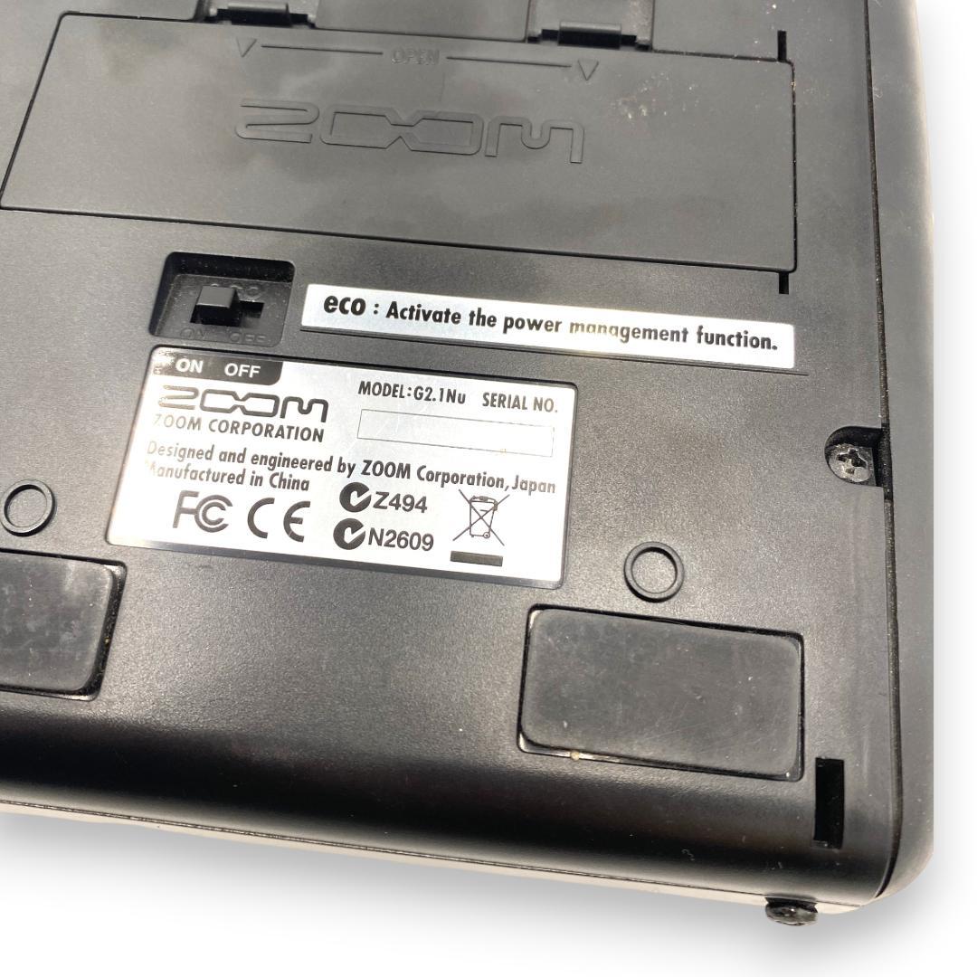【動作確認済】ZOOM マルチエフェクター G2.1 Nu 純正アダプター付