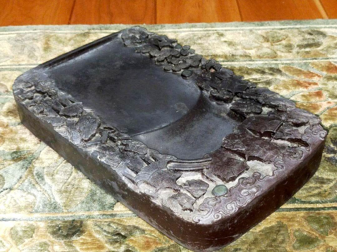 ♥中国　特大　端渓　硯　１０.６ｋｇ　端渓硯　老坑　骨董品