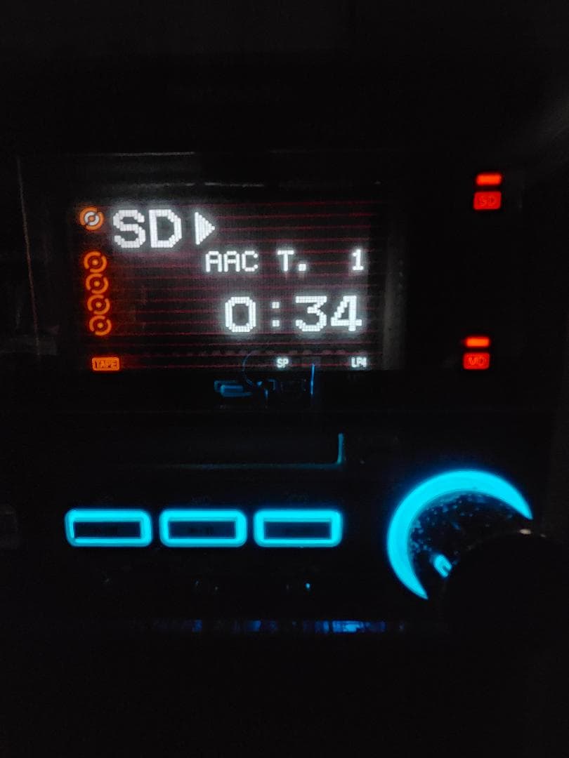 Panasonic SA-PM710SD CD/MD/SD/ラジオ 【動作品】