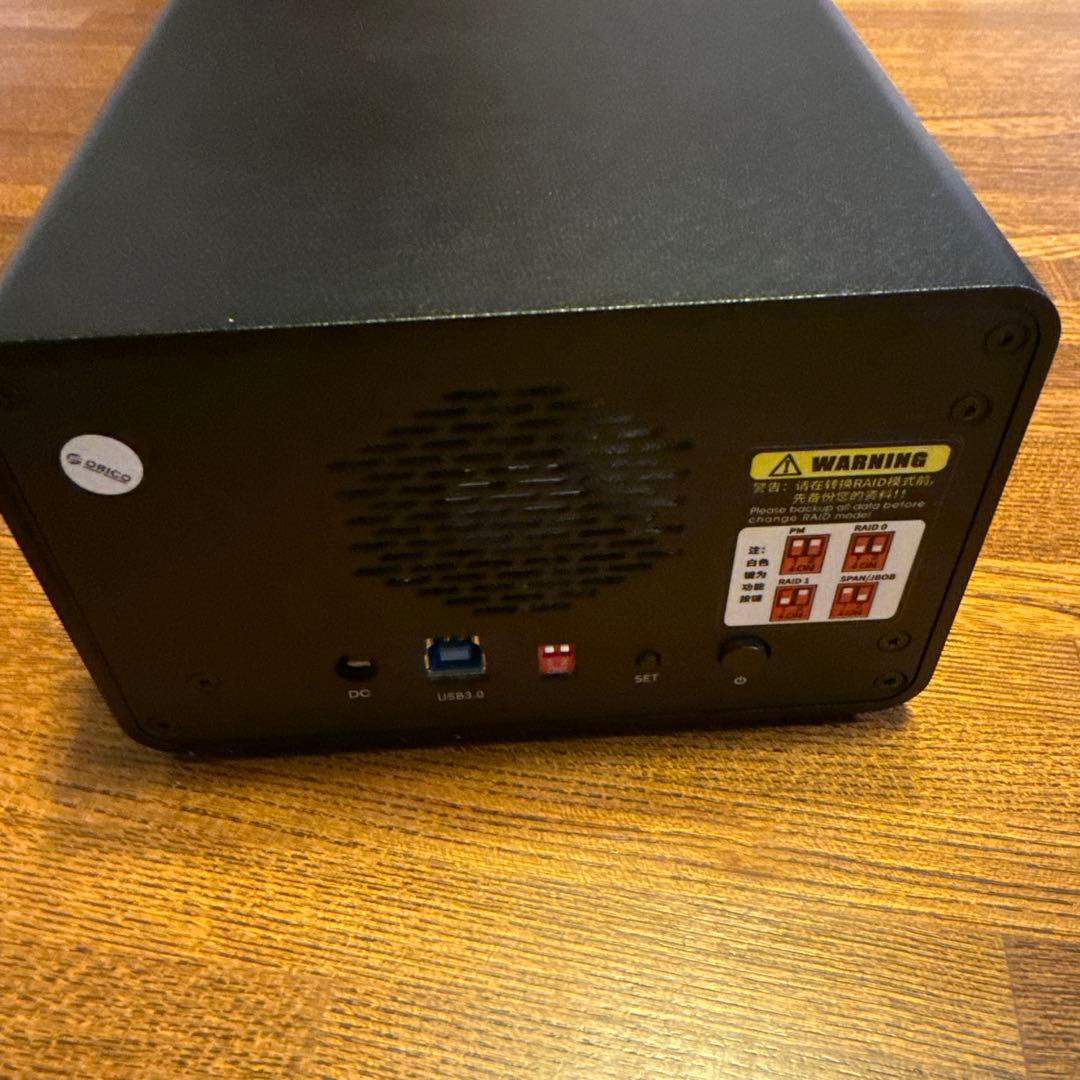 RAID機能装備 ORICO HDD ケース 9528RU3-BK