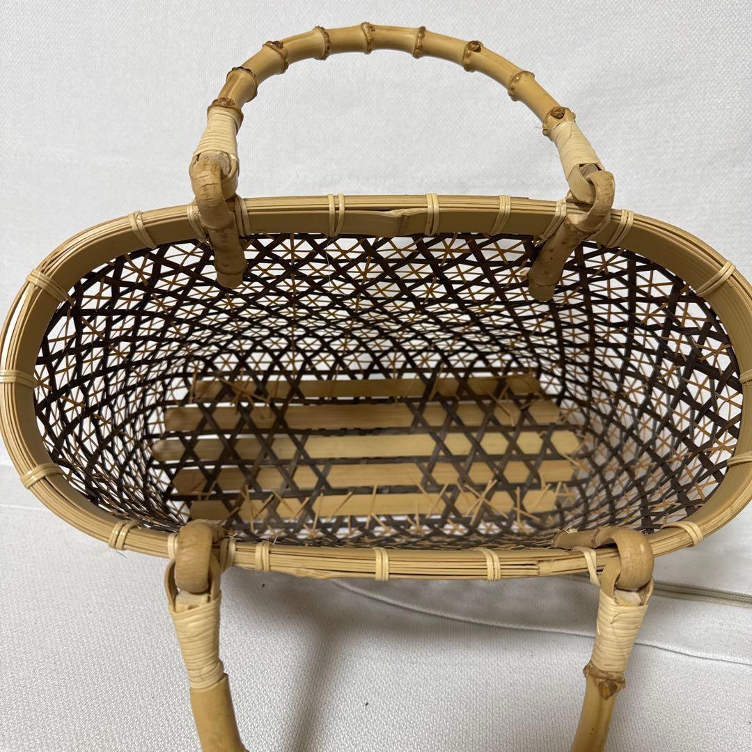 竹籠バッグ 手作り 竹細工 倉敷 79歳の父のハンドメイド