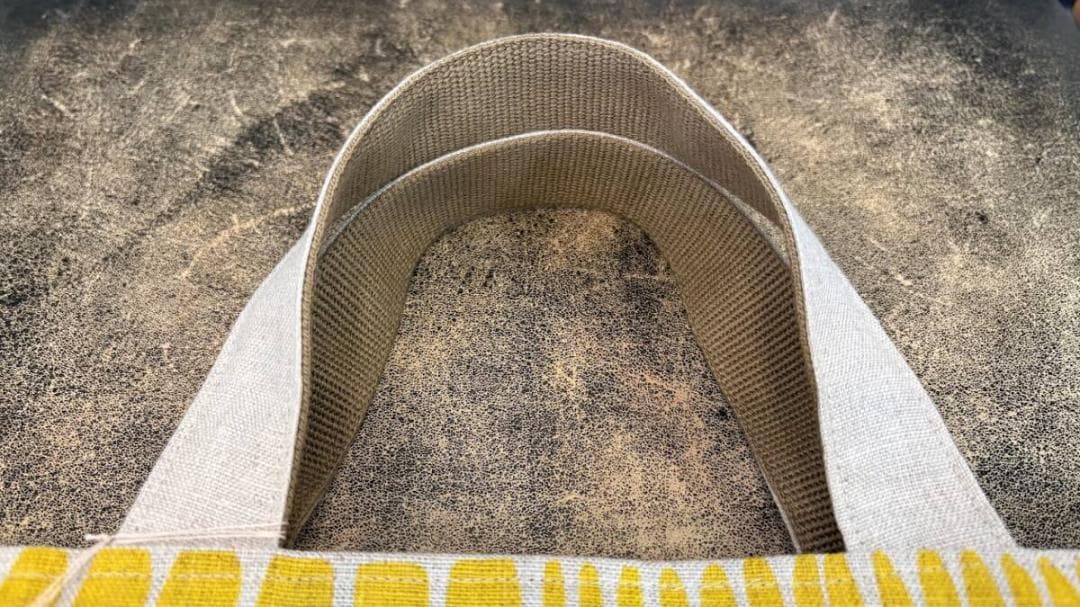 ★ビオトートバッグ　キビ　レディースバッグ　軽量　リネン　麻　日本製★