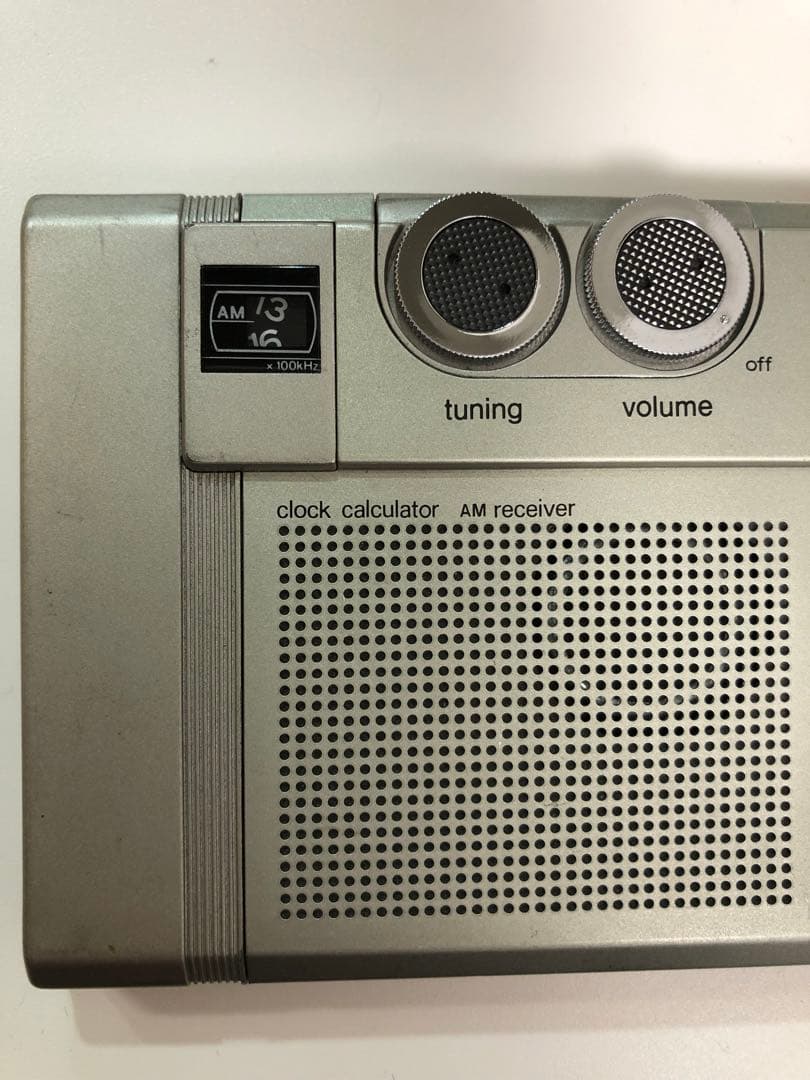 CASIO RC-1000 ラジオ 電卓のみ動作確認