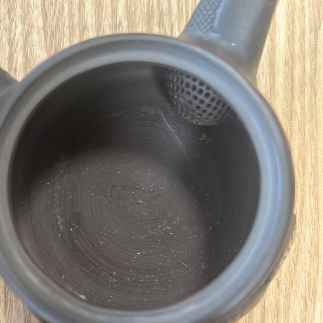 常滑焼　石水作　稲葉石水　氷烈文 急須　茶器　菊梅　共箱