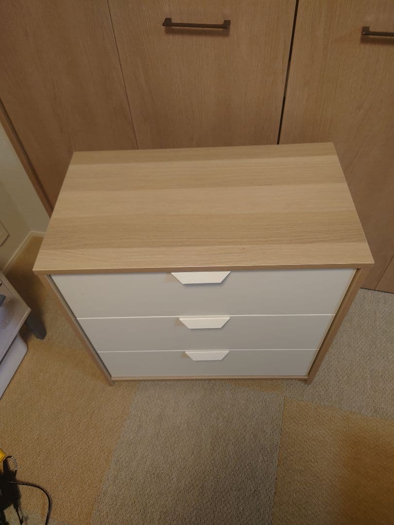 IKEA ASKVOLL 3段チェスト 【4/9までの限定出品】