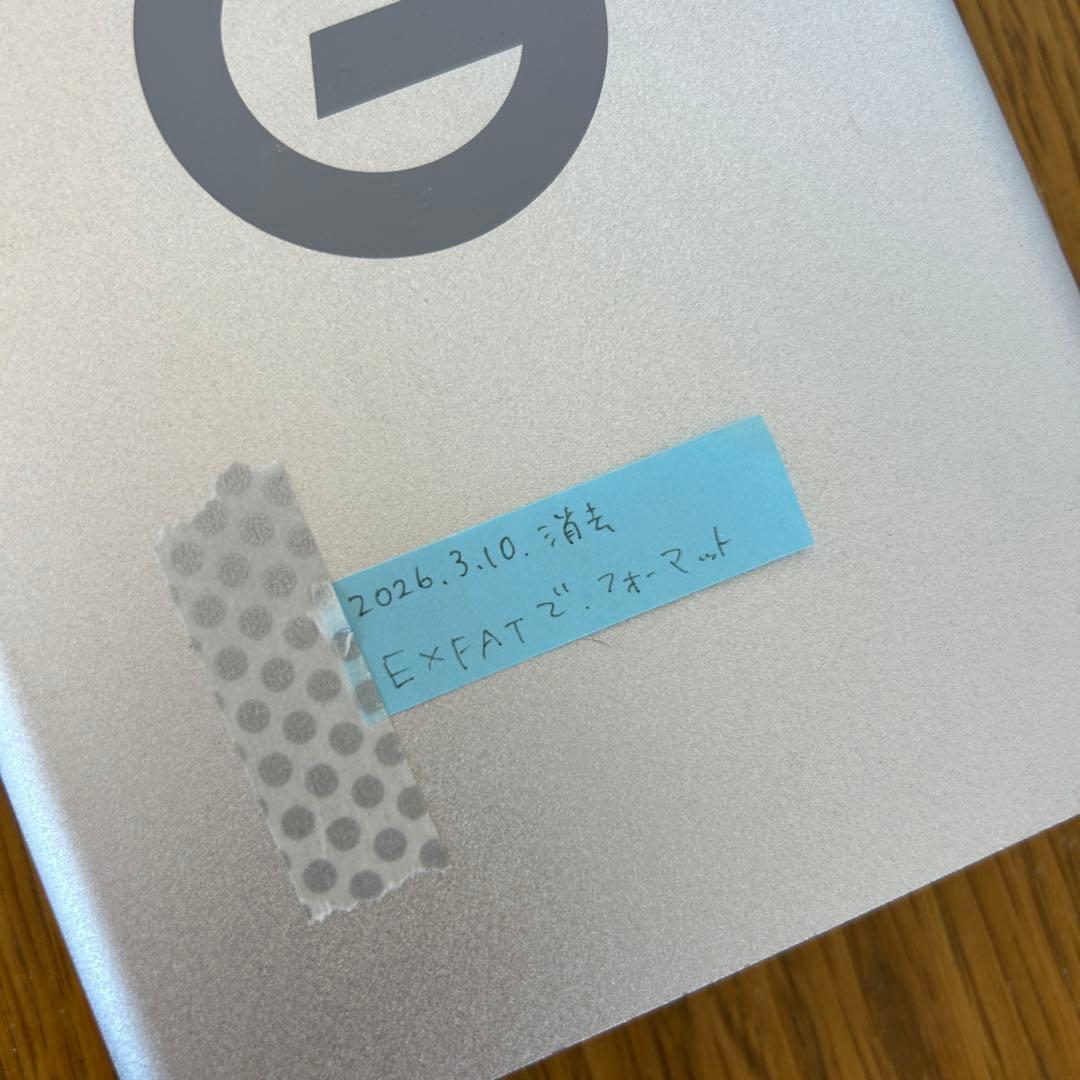 USED良品★G-DRIVE with Thunderbolt3 6TB HDD