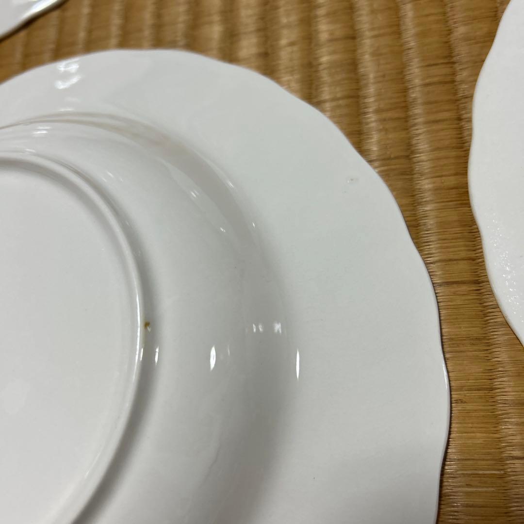 NIKKO ピオニール　花柄陶磁器　4枚　ヴィンテージ　皿　深皿　スープ　カレー