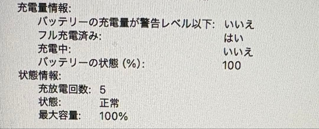 【美品】Macbook Air 13インチ スターライト 16GB 512GB