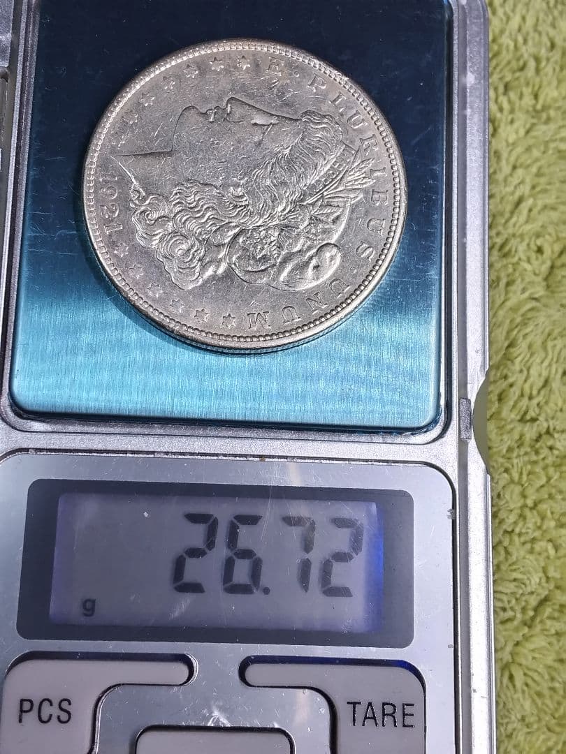 コ*ア様 pn444 エラー銀貨 1921年S. モルガン・ダラー 銀貨 cra