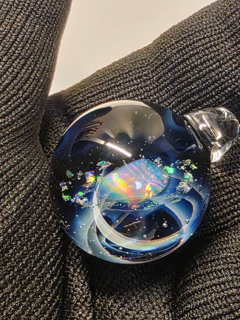 宇宙デザイン ガラスペンダント