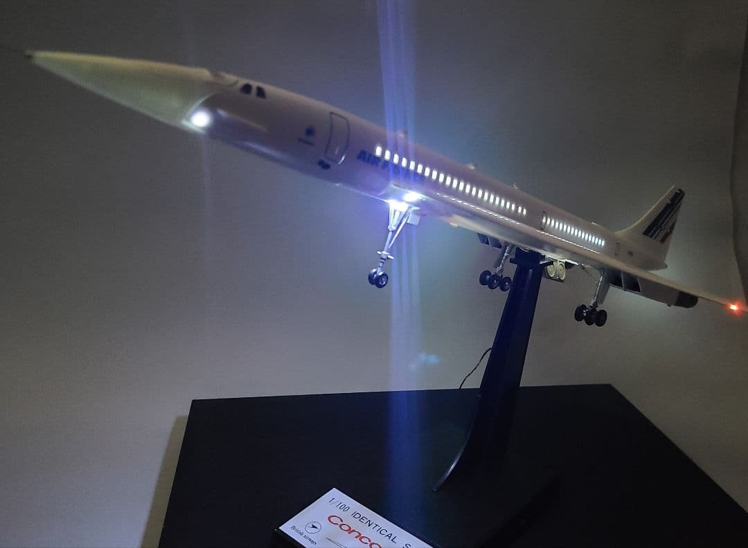 CONCORDE AIR FRANCE 1/100 LED仕様完成品