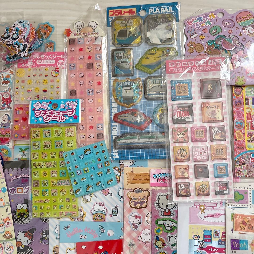 【まとめ売り】平成レトロ♡キャラクターシール　当時物