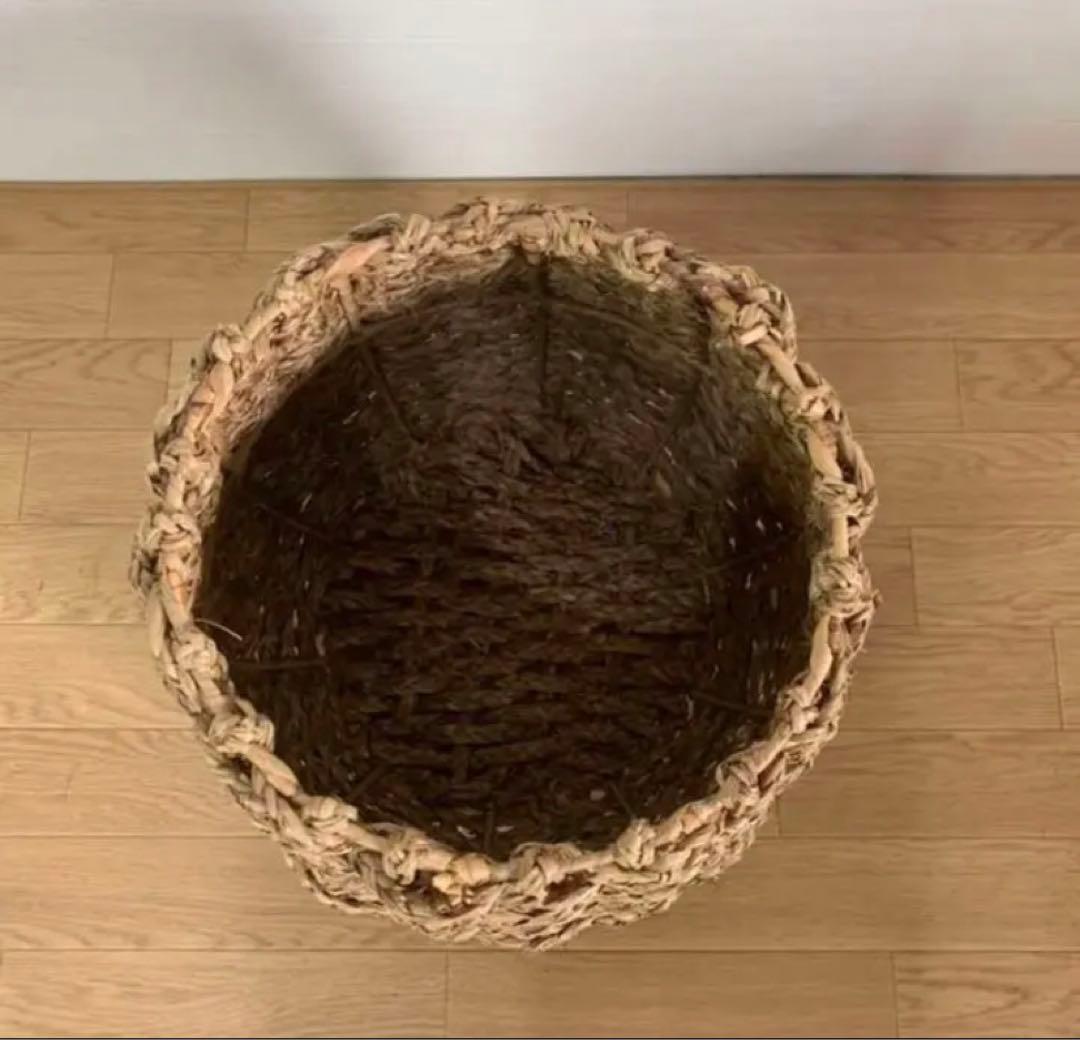 10号　鉢カバー　手編み　おしゃれ　観葉植物　バスケット