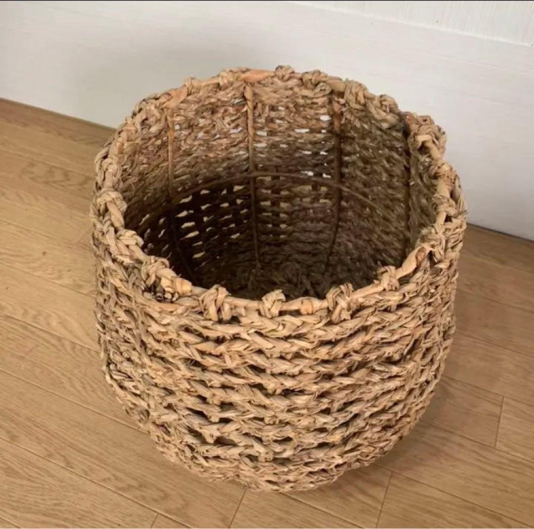 10号　鉢カバー　手編み　おしゃれ　観葉植物　バスケット